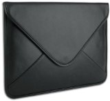 Black Generic Leather Laptop Sleeve Envelop Case for Apple MacBook Air 13 inch  Samsung Series 9  Dell XPS 13  Aspire S7