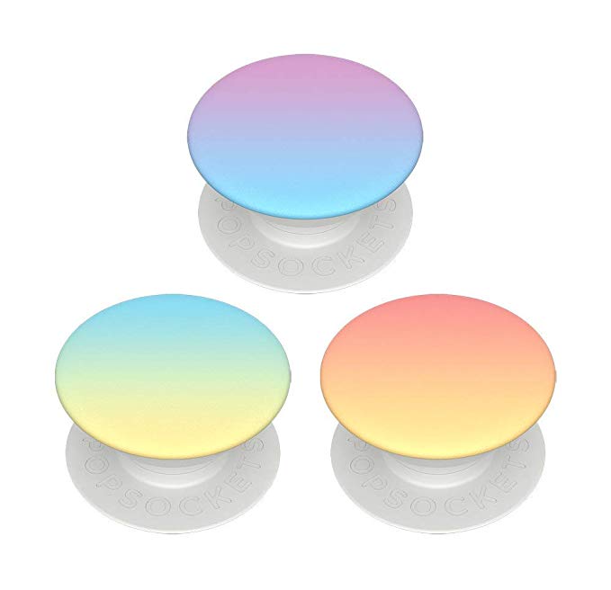 PopMinis: Mini Grips for Phones & Tablets (3 Pack) - Misty Rainbow