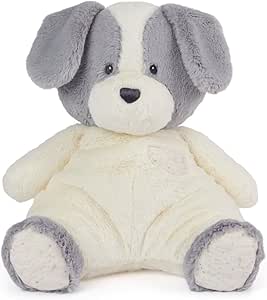 GUND Baby Oh So Snuggly Puppy, Large Stuffed Animal Dog for Babies and Infants, Grey/White, 12.5”