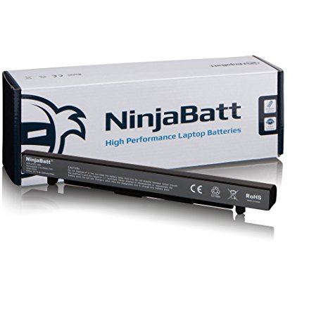 NinjaBatt Laptop Battery for Asus A41-X550A X550 X550C R510C X550A X550D X550J X550CA X550JK A41-X550 X550CC – High Performance [4 Cells/2200mAh/33Wh]