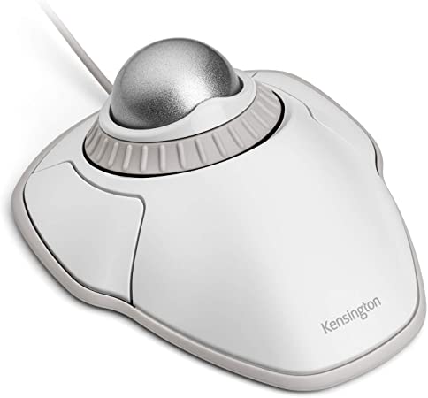 Kensington Orbit Trackball Mouse with Scroll Ring (White) (K72500WW)