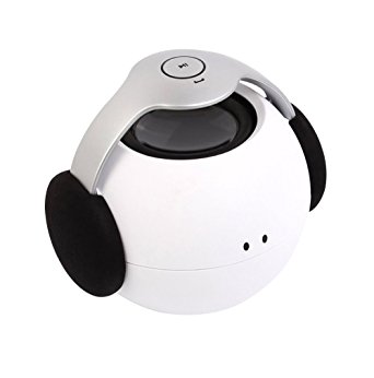 COWIN YOYO Portable Shower Bluetooth Speakers Wireless Waterproof Bluetooth Speaker for iPhone iPad Laptop Samsung - White