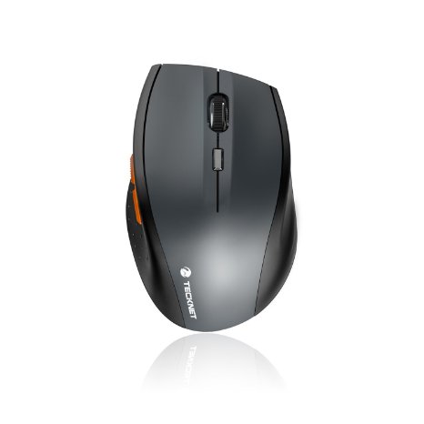 TeckNet® Bluetooth Wireless Mouse- With Battery Indicator - 2000/1500/1000dPi