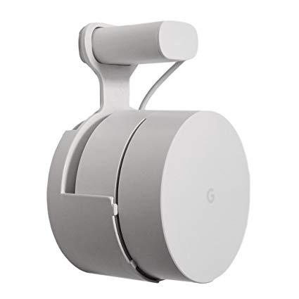 The Spot for Google WiFi by Mount Genie: The Simplest Wall Mount Holder Stand Bracket for Google WiFi routers and Beacons. No Messy Screws! (1-Pack)