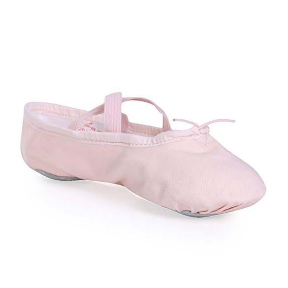 STELLE Girls' Canvas Ballet Slipper/Ballet Shoe/Yoga Shoe (Toddler/Little Kid/Big Kid)