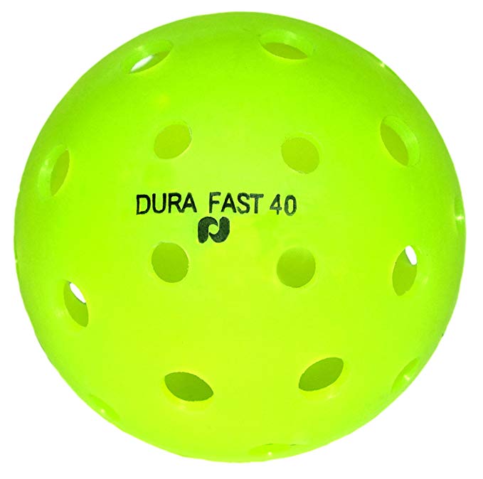 Dura Fast 40 Pickleballs | Outdoor Pickleball Balls | Dozen/Pack of 12 | USAPA Approved and Sanctioned for Tournament Play, Professional Perfomance