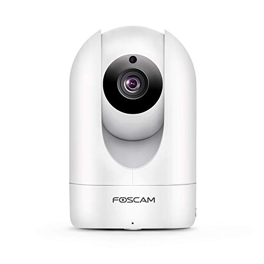 Foscam Certified Refurbished 1080P WiFi Security IP Camera, 1080P @ 25fps, Pan Tilt 8X Digital Zoom, Night Vision, Motion Detection & Alert, Cloud Storage Service, White