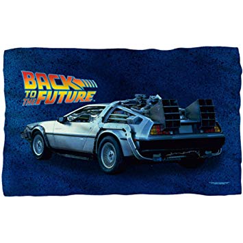 Back To The Future - Delorean Fleece Blanket 57 x 35in