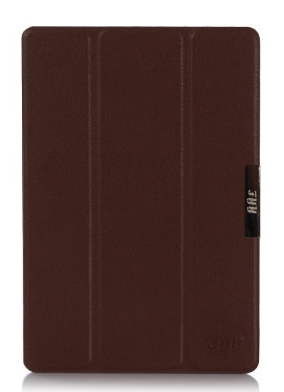 SONY Xperia Z2 Case Cover, FYY Ultra Slim Magnetic Smart Cover Case for SONY Xperia Z2 Brown (With Auto Wake/Sleep Feature)