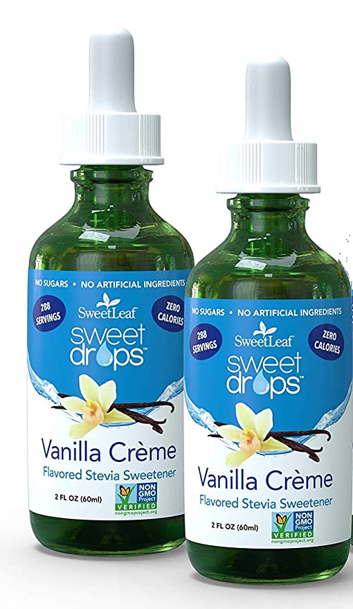 Sweetleaf Liquid Stevia Vanilla Cream 2 Oz (2 Pack)