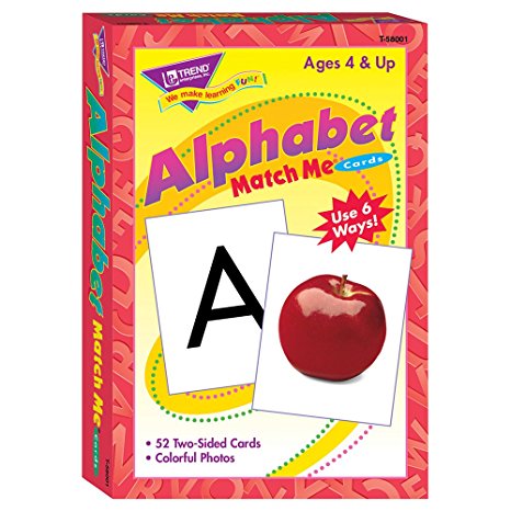 Alphabet Match Me Flash Cards