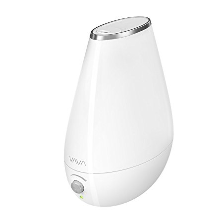 VAVA Humidifier for Bedroom with Space Saving Design, Classic Dial Control, 360 Degree Nozzle, Waterless Auto Shut-off, Extremely Quiet, Smart LED Indicator, 1.8 L / 60 oz