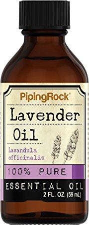 Piping Rock Lavender 100% Pure Essential Oil 2 fl oz (59 ml) Bottle Lavandula Officinalis