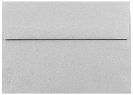 Gray Pastel 100 Boxed A7 (5-1/4" x 7-1/4") Envelopes for 5 X 7 Invitations Announcements from The Envelope Gallery