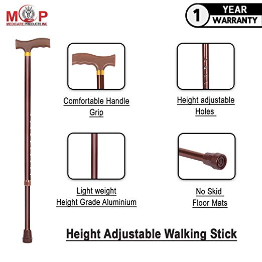 MCP Jindal Height Adjustable Walking Stick