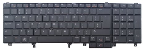 Laptopygp Replacement Keyboard  for Dell Latitude E5520 E5530 E6520 E6530 Precision M4600, M6600 - Black (NSK-DW0UC 01 PK130FH1A00)