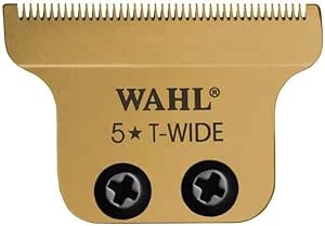 Wahl Professional Gold T-Wide Blade for The 5 Star Series Detailer Li Gold Trimmer, for Professional Barbers and Stylists Item - 2215-700