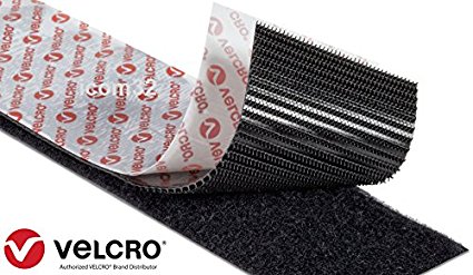 VELCRO® Brand Industrial Strength Velcro Heavy-Duty Stick On Self Adhesive Velcro Tape 5CM Wide, 25 Metres Long