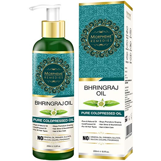Morpheme Pure Bhringraj Hair Oil (ColdPressed & Undiluted) 200ml