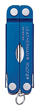 Leatherman - Micra, Keychain Size Multi-Tool, Stainless Steel, Blue