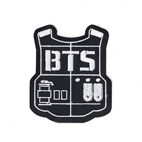BTS K-Pop Korean Music Logo Embroidered Iron On Patch