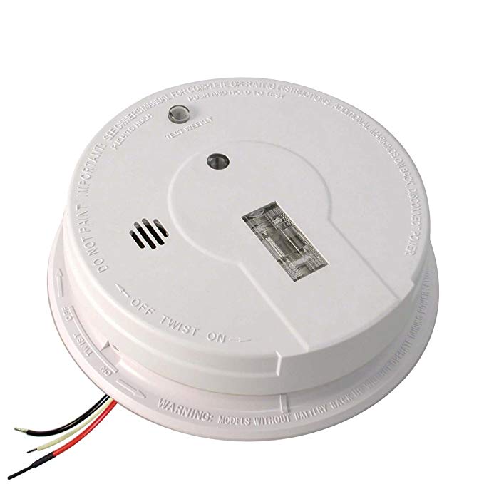 Kidde Hardwire Smoke Detector Alarm with Exit Light and Battery Backup | Model i12080