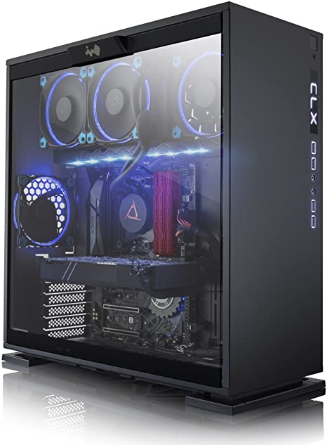 CLX SET Gaming PC -AMD Ryzen Threadripper 1920X 3.5GHz 12-Core, 32GB DDR4, GeForce GTX 1080 Ti, 240GB SSD 3TB HDD, WiFi, Windows 10 Home, Black