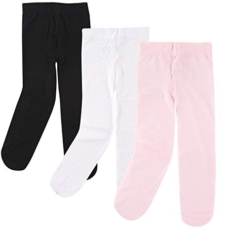 Luvable Friends Baby and Toddler Girl Nylon Tights