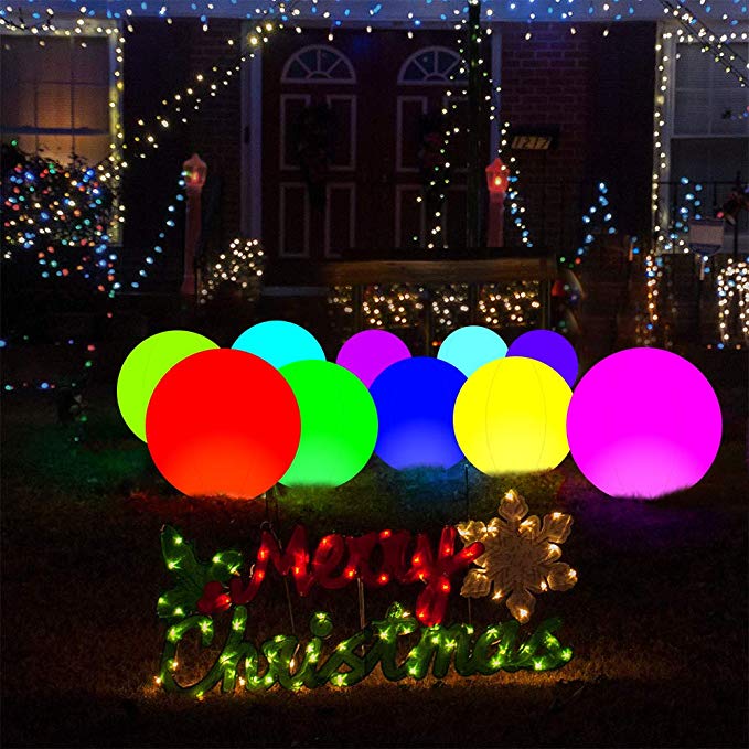 Party Decoration Ball 16'' LED Ball 13 Colors Changing with Remote Controller