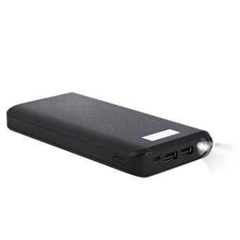 Portable Charger 17,600mAh 3.1A Output 2-Port Power Bank External Battery High Capacity Charger (2.4A Input, Triple iSmart 2.0 USB Ports, High-density Li-polymer Battery) For Phones Tablets and More