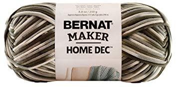 Bernat  Maker Home Dec Yarn - (5) Bulky Chunky Gauge  - 8.8 oz -  Pebble Beach Variegate  -  For Crochet, Knitting & Crafting