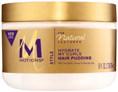 Motions Natural Textures Hair Pudding, With Shea Butter, Coconut and Avocado Oils 8 oz