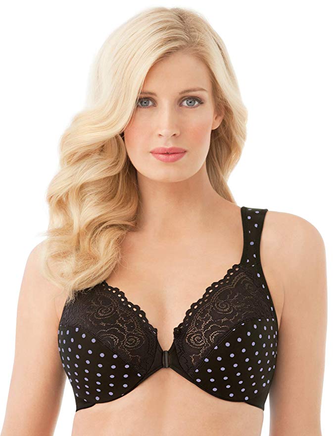 Glamorise Women's Full Figure Underwire Front Close Bra #1245