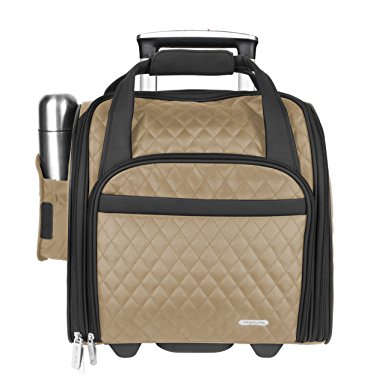 Travelon Wheeled Underseat Carry-On with Back-Up Bag