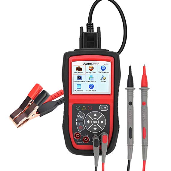 Autel AL539B Diagnostice Tools Code Reader(Full OBD2 Scanner Avometer Battery Tester)