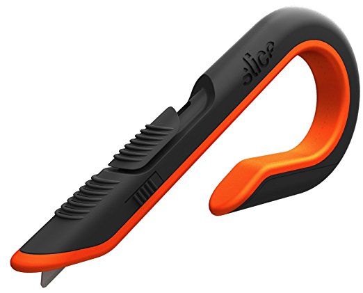 Slice 10400 Box Cutter, 3 Position Manual Button with Ceramic Blade
