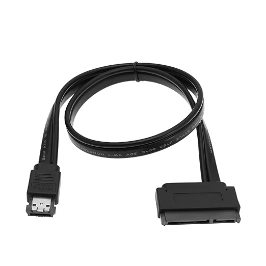 Micro Traders Power ESATA Cable 5V eSATAp ESATA USB 2.0 Combo to 22 Pin SATA Cable for 2.5" 3.5" Hard Disk Drive Extension Converter Cable 50cm