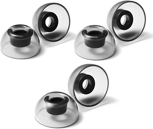 AZLA SednaEarfit Crystal 3 Pairs (Size M/ML/L 3Pr) Replacement Earbud Tips Eartips for TWS - Compatible with Galaxy Buds 2, Buds, Buds