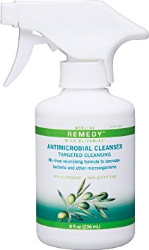 Medline Remedy Olivamine Antimicrobial Cleanser, 8 Fluid Ounce