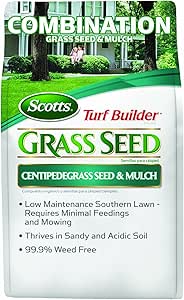 Scotts 18265 Turf Builder Centipede Grass Seed Mix Bag, 5-Pound