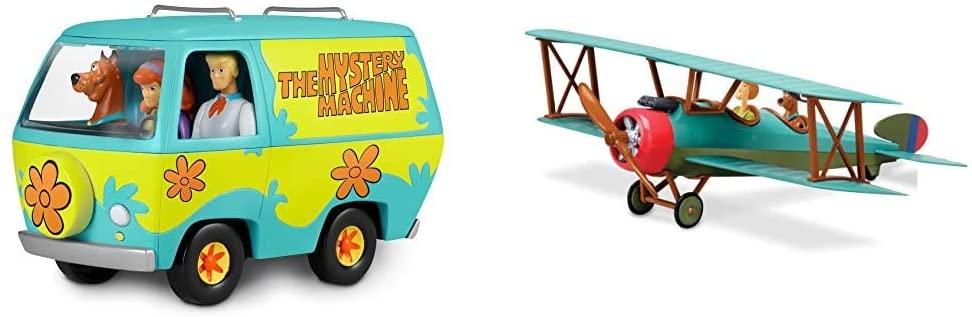 Revell Snaptite Build and Play Scooby Doo Mystery Van Model Kit & Snaptite Build and Play Scooby Doo Bi Plane Model Kit