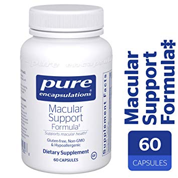 Pure Encapsulations - Macular Support Formula - Hypoallergenic Supplement with Enhanced Antioxidant Formula for Healthy Eyes* - 60 Capsules