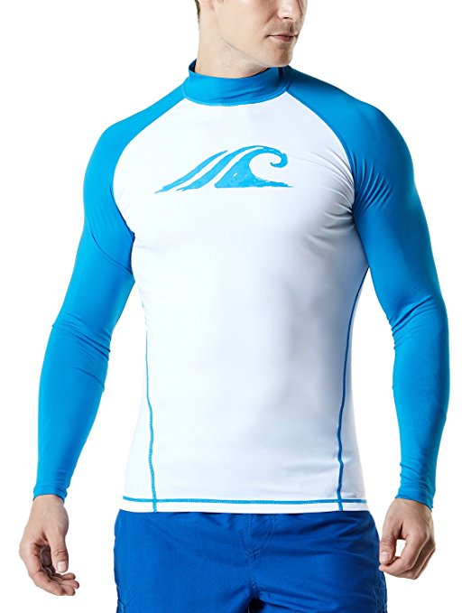 Tesla Men's UPF 50  Long Sleeve Rashguard T71 / MSR10 / MSR11 / MSR12