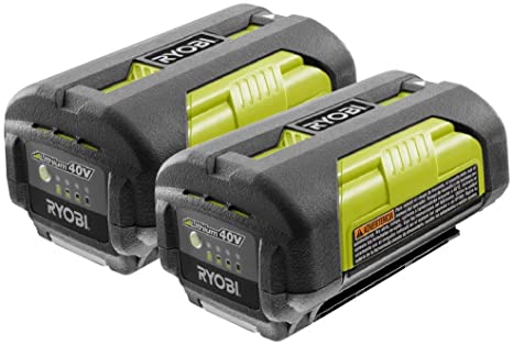 Ryobi OP4026 40-Volt Lithium-ion Battery 93.6 wh (2 Pack)