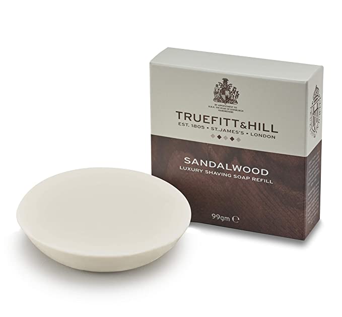 Truefitt & Hill Shaving Soap Refill- Sandalwood (3.5 ounces)