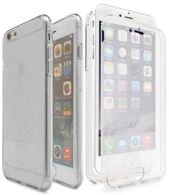 iPhone 6 / 6s 4.7" Case, Bastex Front and Back Full Body Protective Crystal Two Pieces TPU Clear Transparent Case Cover Bumper - Wraps Around and Encases Phone - for Apple iPhone 6s/6 4.7"