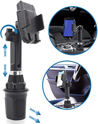 Phone Cup Holder for Car [Upgraded] Car Cup Holder Universal Fit for Any Car Cup and Any Phone with Case Samsung S10 /Note 10/S8 Plus/S7 Edge iPhone 11 Pro/XR/XS Max/X/8/7 Plus/6s Google Phone BOGALO