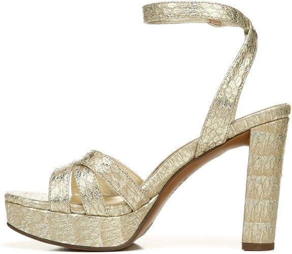 Naturalizer Womens Mallory Ankle Strap Platform Strappy Heeled Sandal