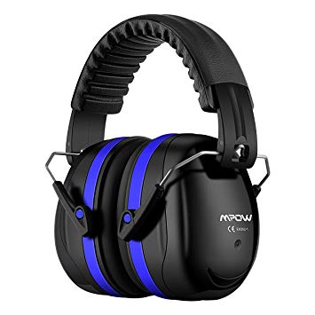 Mpow 035 Noise Reduction Safety Ear Muffs, Shooters Hearing Protection Ear Muffs, Adjustable Shooting Ear Muffs, NRR 28dB Professional Ear Defenders for Shooting Hunting Season, with a Carrying Bag