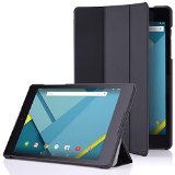 Google Nexus 9 Case - MoKo Ultra Slim Lightweight Smart-shell Stand Cover Case for Google Nexus 9 89 inch Volantis Flounder Android 50 Lollipop tablet by HTC BLACK With Smart Cover Auto Wake  Sleep Feature